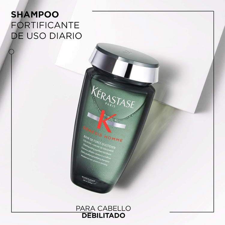 Shampoo Bain De Force Quotidien Hombre